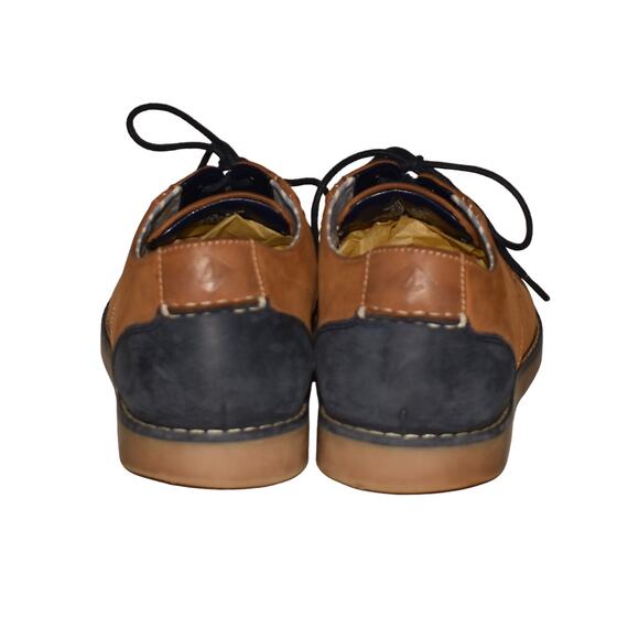 SPERRY $95‎ Newman Leather Lace Up Oxford Dress Shoe Tan Men's 9.5 M - Picture 5 of 6